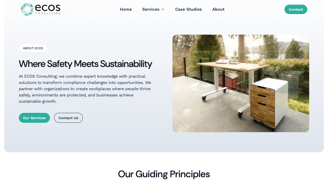 Ecos Consulting Website Services