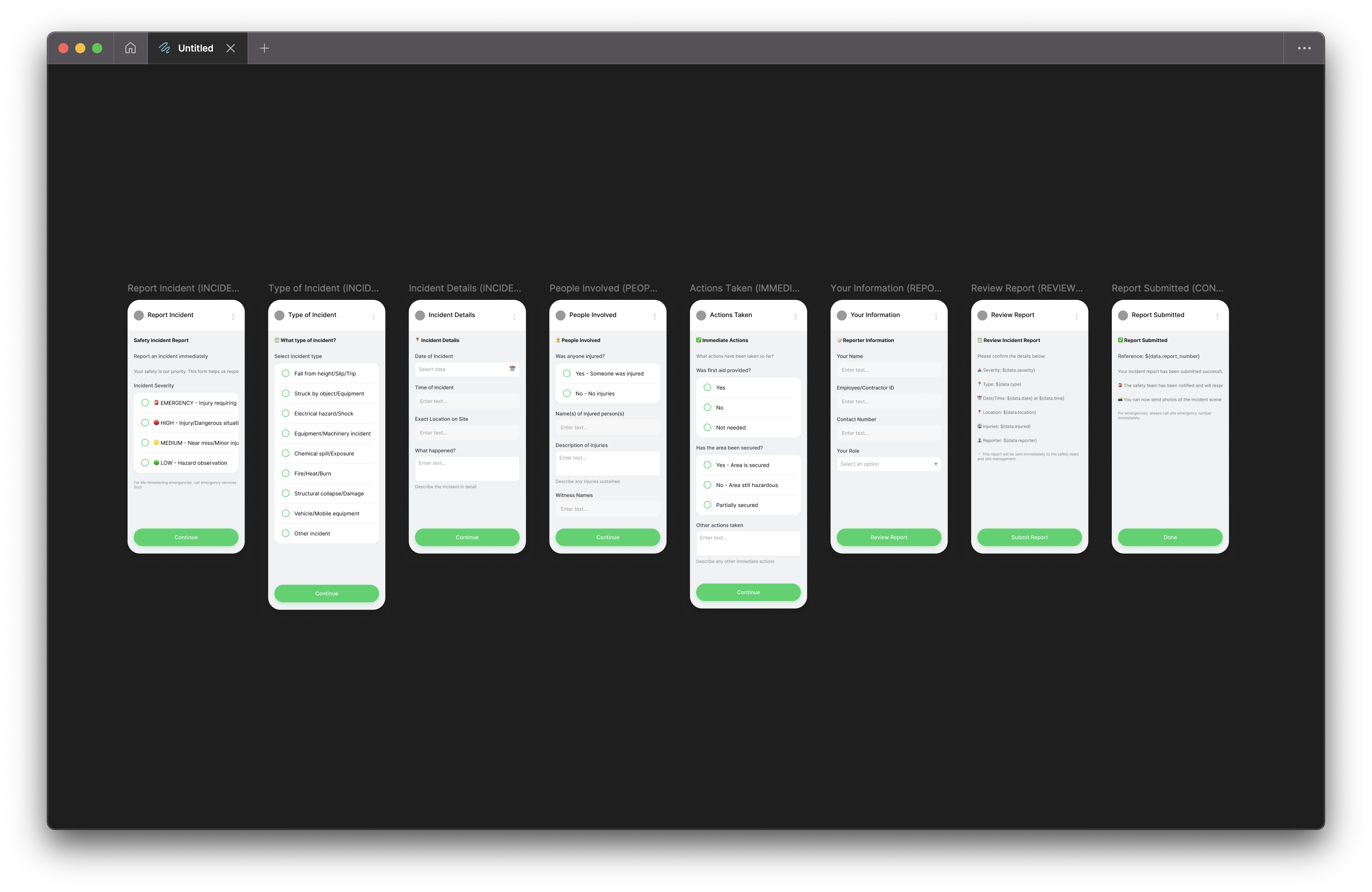 Generated UI in Figma