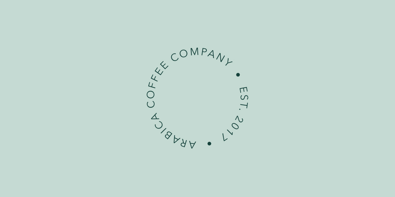 Arabica Coffee Co. logo and visual system