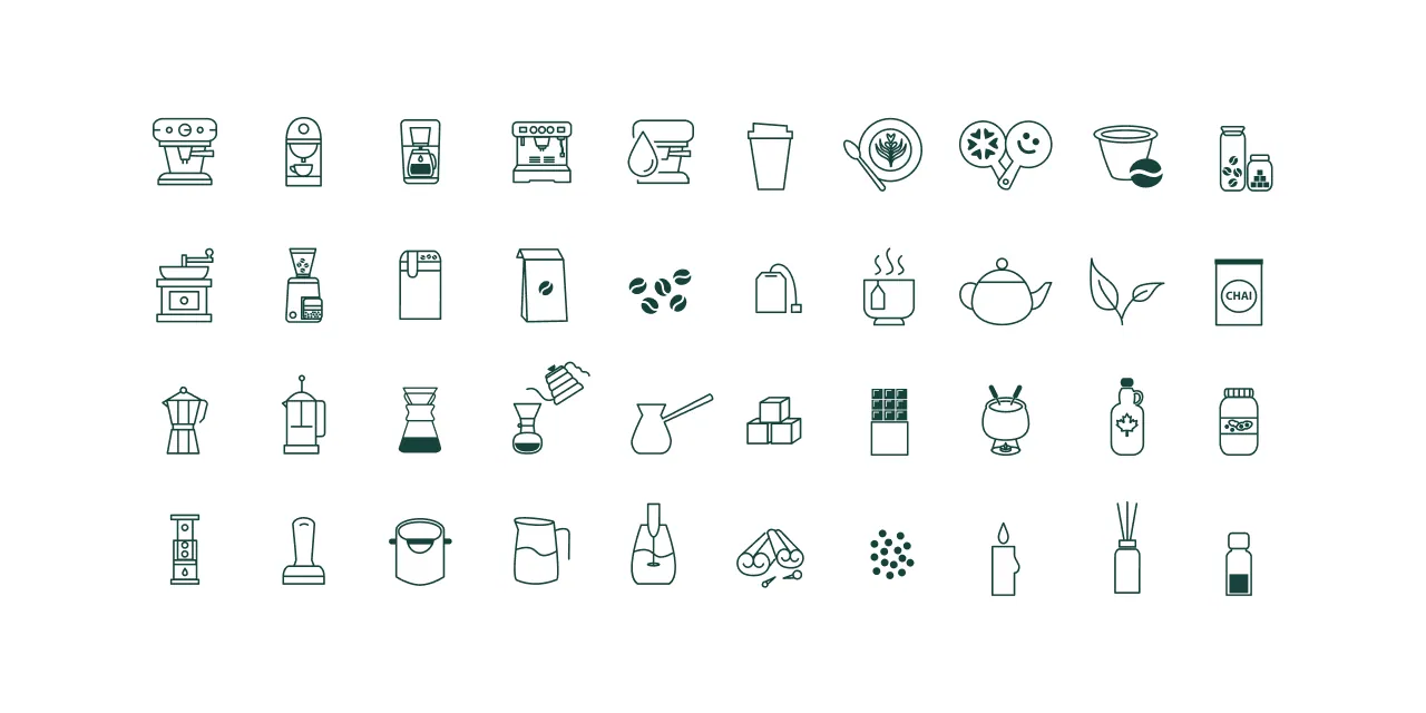 Arabica Coffee Co. stationery and print design
