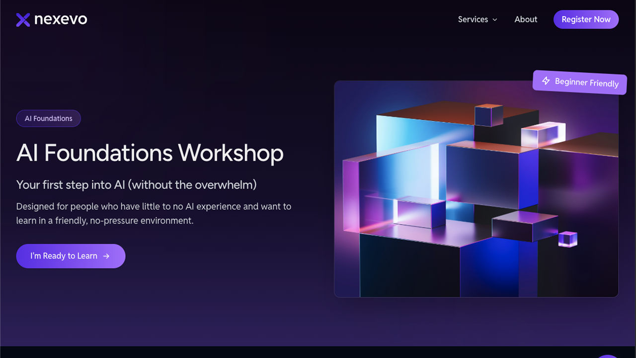 Nexevo Website Course Page
