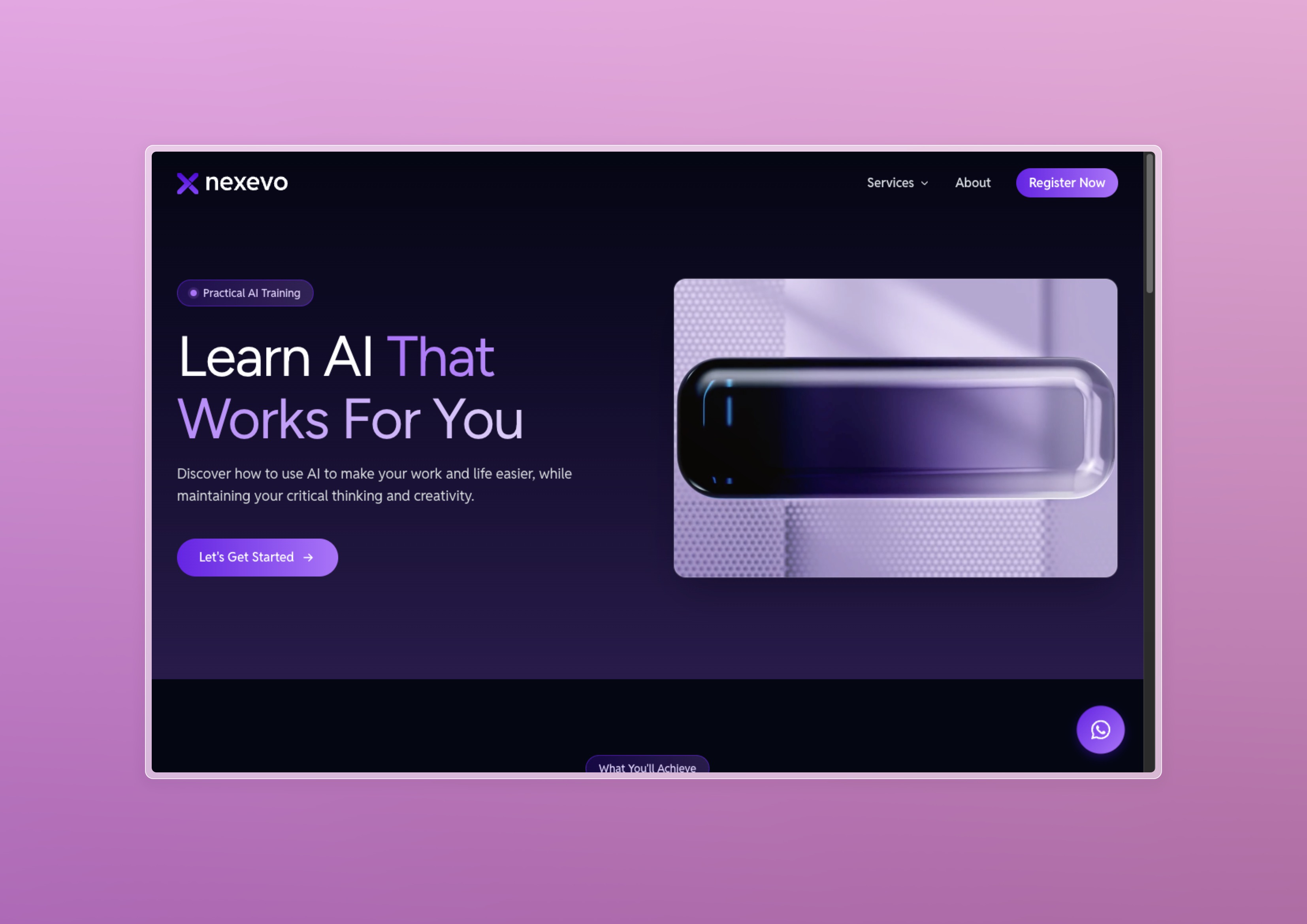 Nexevo - AI Training Website
